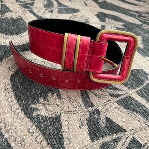 San Marcos vintage wide leather waist belt 🫆